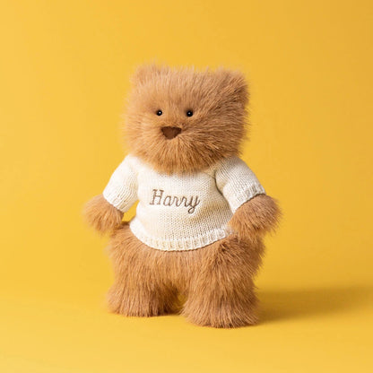 Bartholomew Bear Bouffant With Personalized Cream Jumper - US 4938