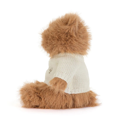 Bartholomew Bear Bouffant With Personalized Cream Jumper - US 4938