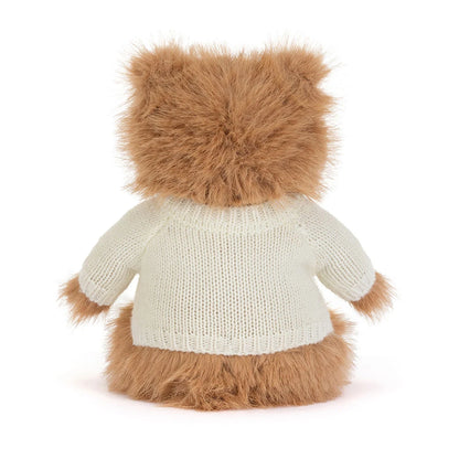 Bartholomew Bear Bouffant With Personalized Cream Jumper - US 4938