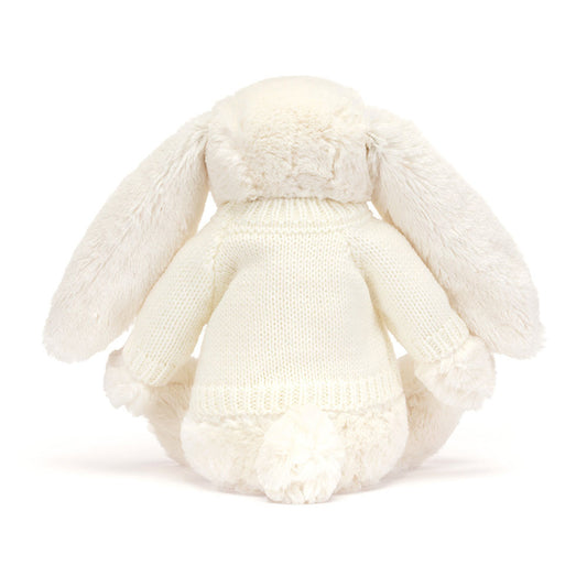 Bashful Twinkle Bunny With Personalized Cream Jumper - US 1454