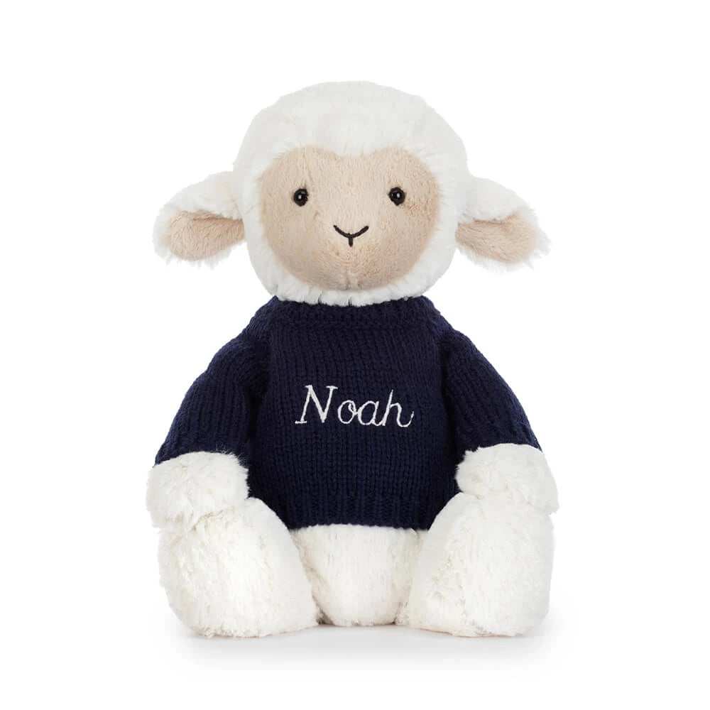 Skipson Lamb With Personalized Navy Jumper - US 4782