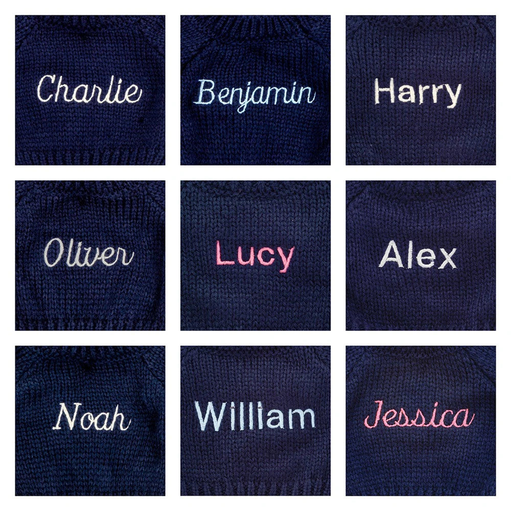 Bashful Blue Bunny With Personalized Navy Jumper - US 6472