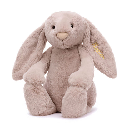 Personalized Bashful Luxe Bunny Rosa Huge - US 6095